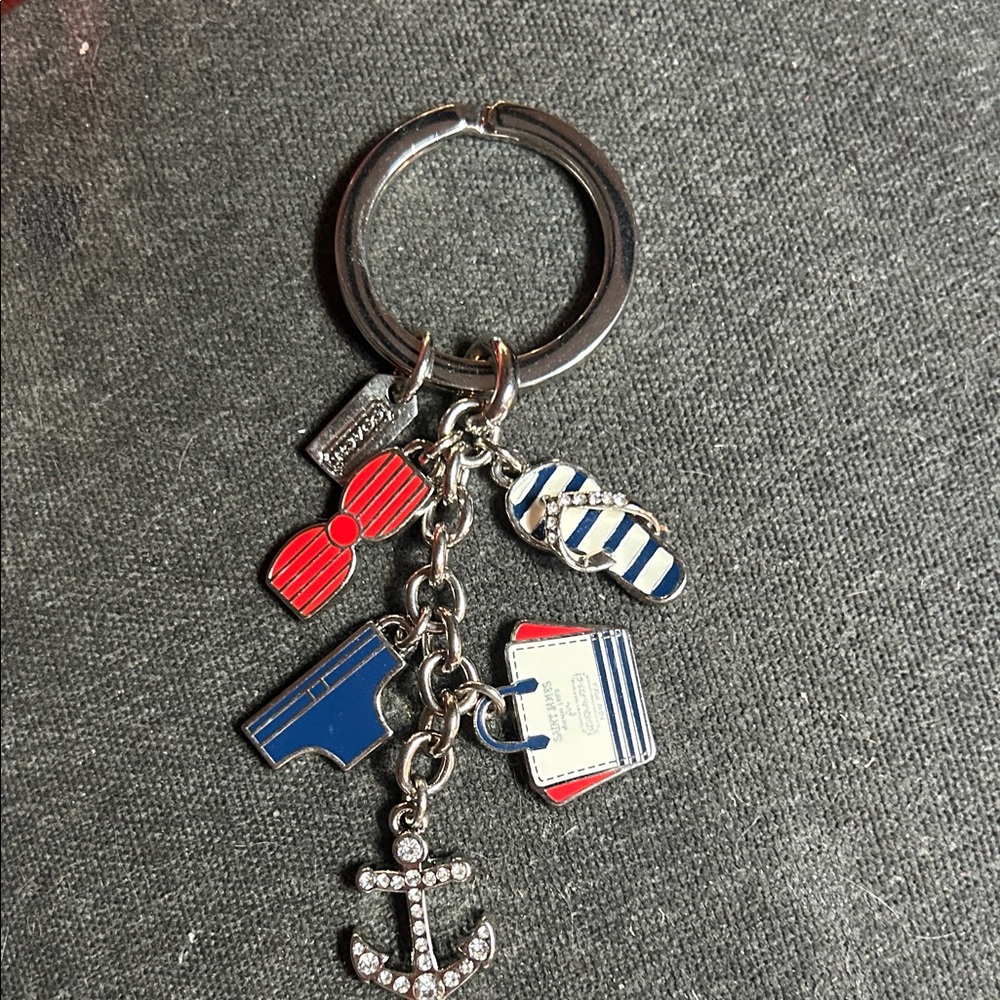 Coach nautical keychain